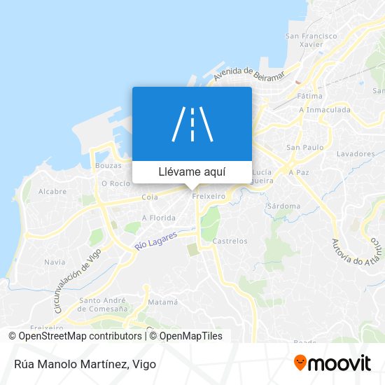 Mapa Rúa Manolo Martínez