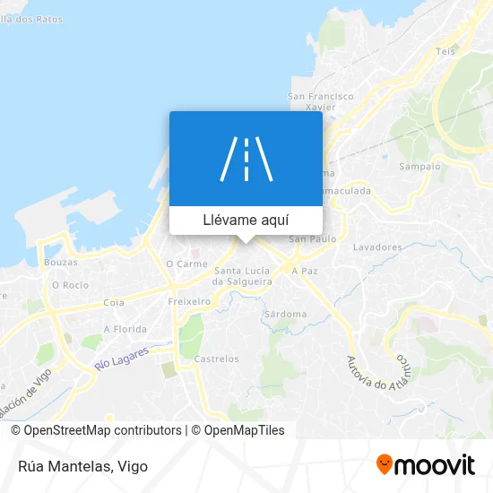 Mapa Rúa Mantelas