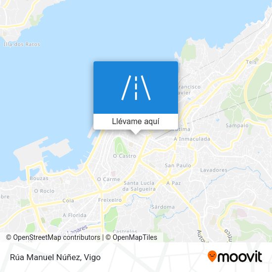Mapa Rúa Manuel Núñez