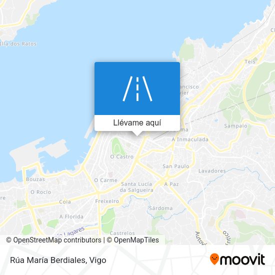 Mapa Rúa María Berdiales