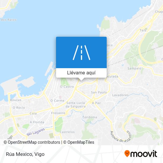 Mapa Rúa Mexico