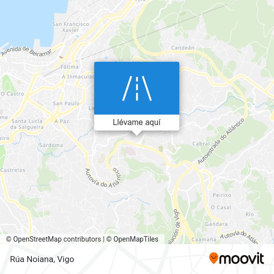 Mapa Rúa Noiana