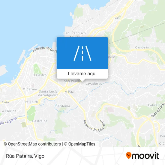 Mapa Rúa Pateira