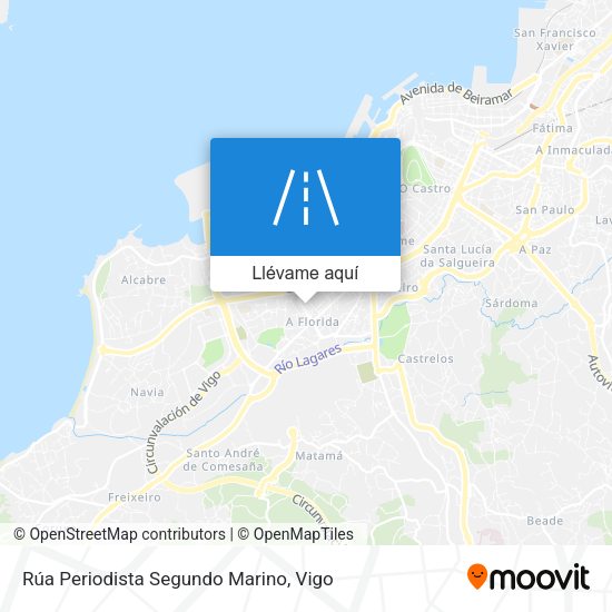 Mapa Rúa Periodista Segundo Marino