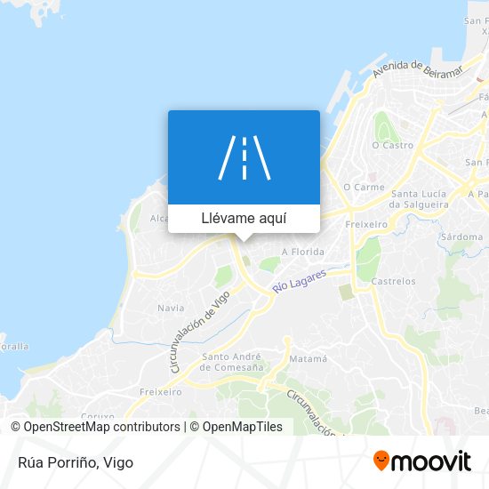 Mapa Rúa Porriño