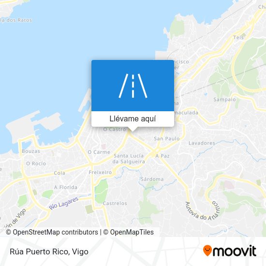 Mapa Rúa Puerto Rico