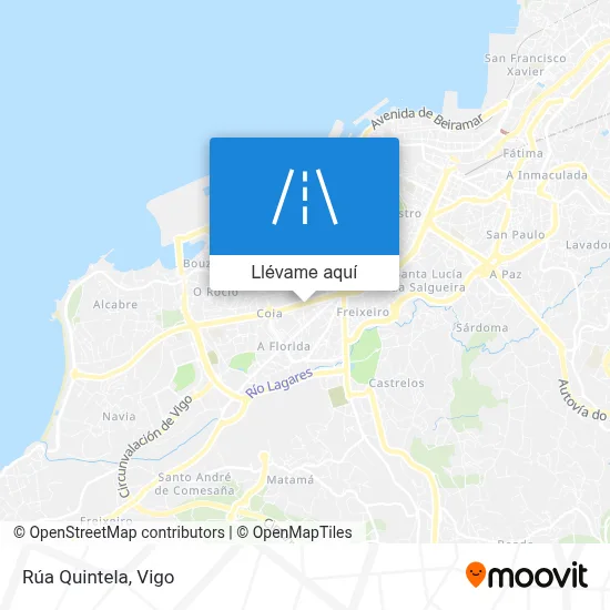 Mapa Rúa Quintela