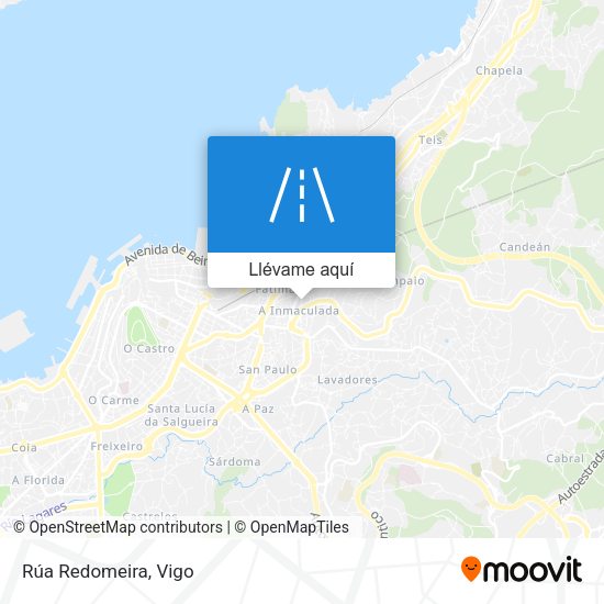 Mapa Rúa Redomeira