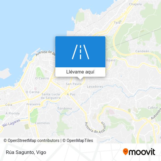 Mapa Rúa Sagunto