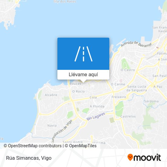 Mapa Rúa Simancas