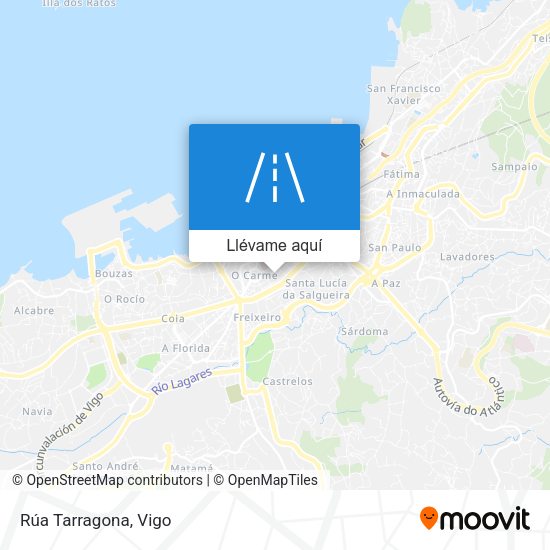 Mapa Rúa Tarragona