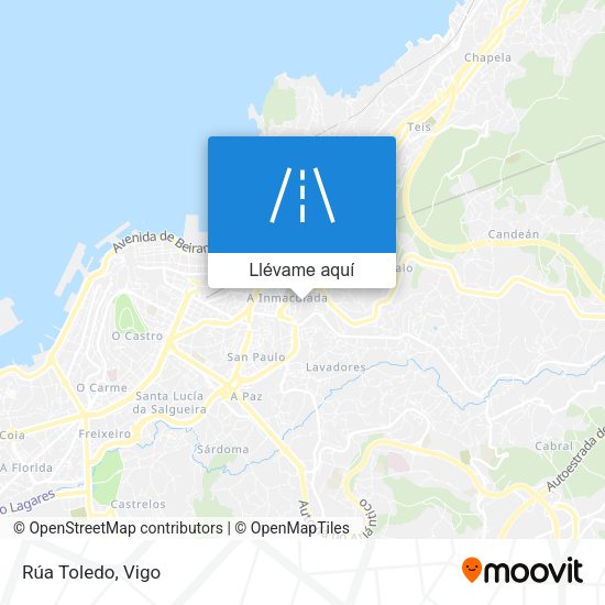 Mapa Rúa Toledo