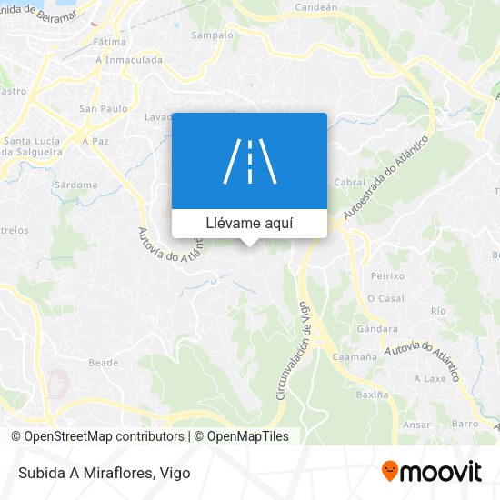 Mapa Subida A Miraflores