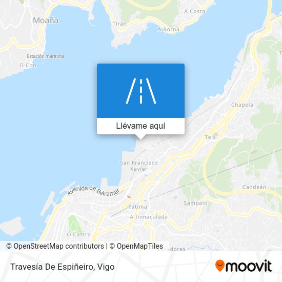 Mapa Travesía De Espiñeiro