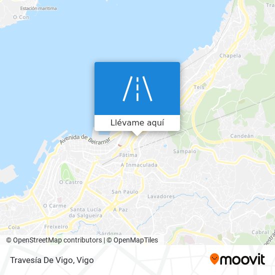 Mapa Travesía De Vigo
