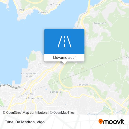 Mapa Túnel Da Madroa