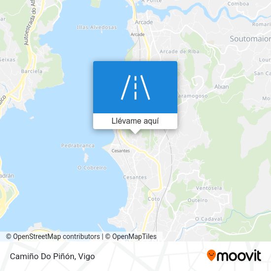 Mapa Camiño Do Piñón