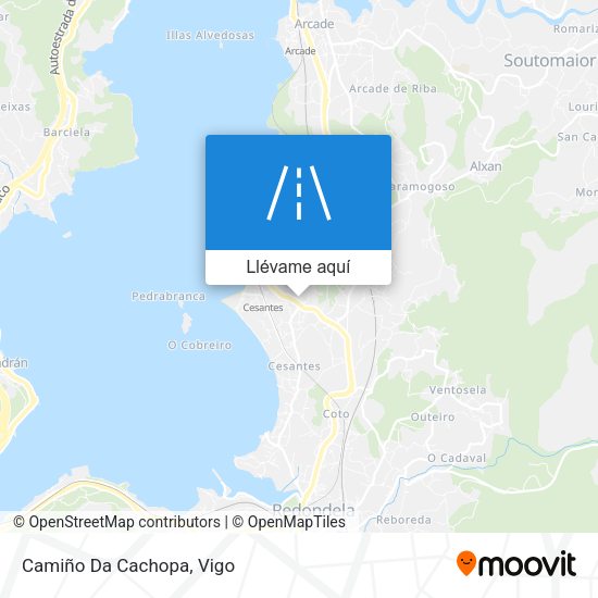 Mapa Camiño Da Cachopa