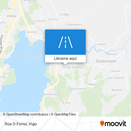 Mapa Rúa O Forno