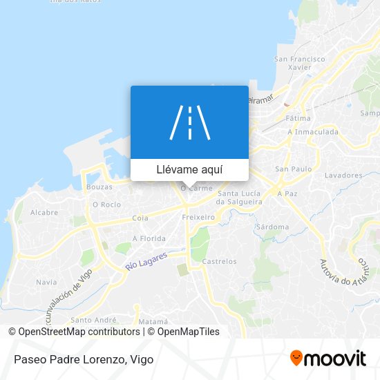 Mapa Paseo Padre Lorenzo