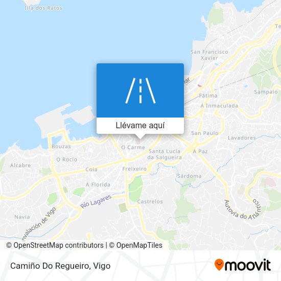Mapa Camiño Do Regueiro