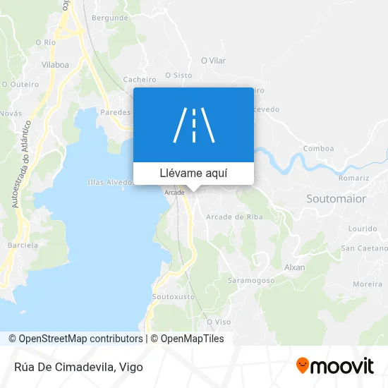 Mapa Rúa De Cimadevila