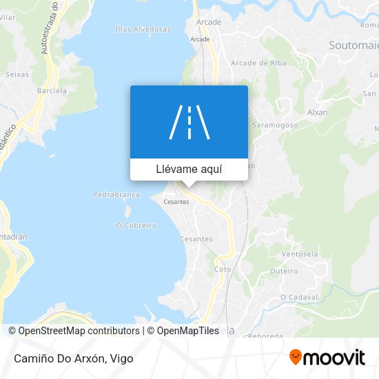 Mapa Camiño Do Arxón