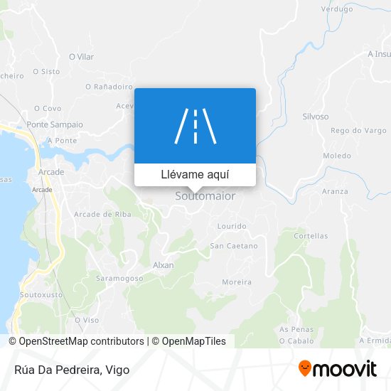 Mapa Rúa Da Pedreira