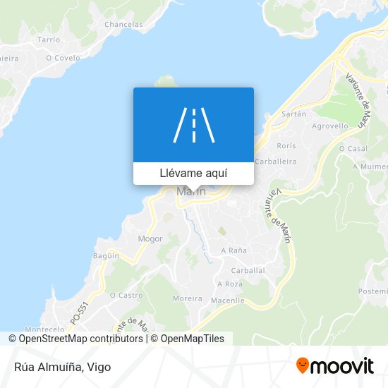 Mapa Rúa Almuíña