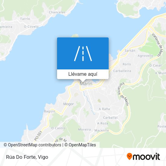 Mapa Rúa Do Forte