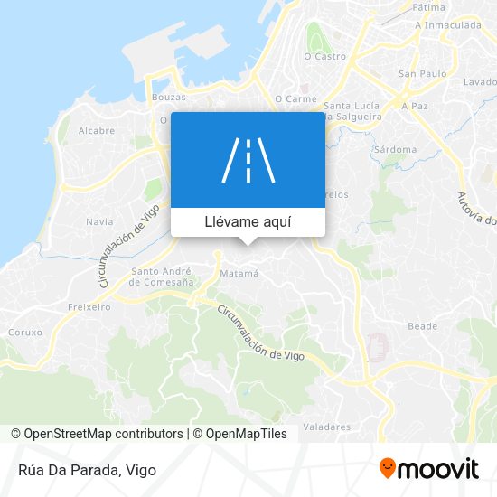 Mapa Rúa Da Parada