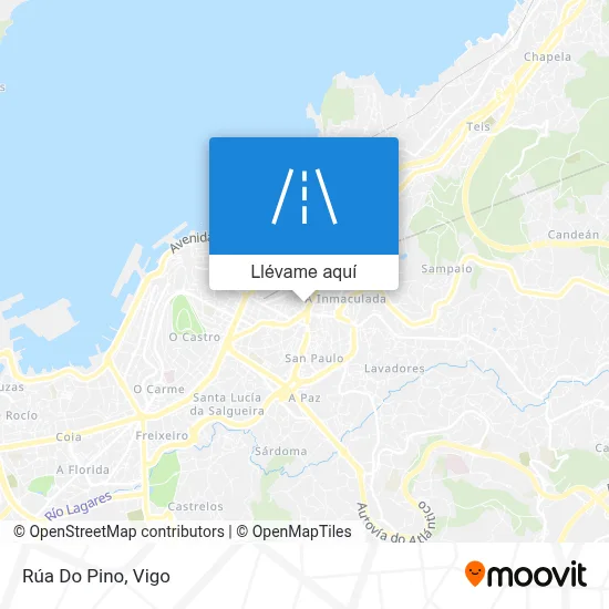 Mapa Rúa Do Pino