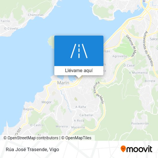 Mapa Rúa José Trasende