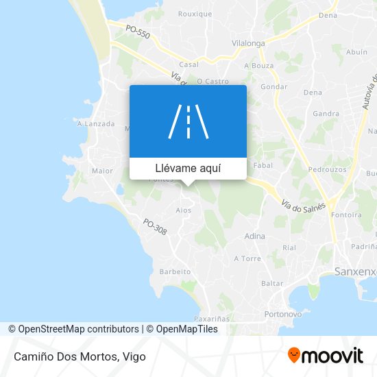 Mapa Camiño Dos Mortos