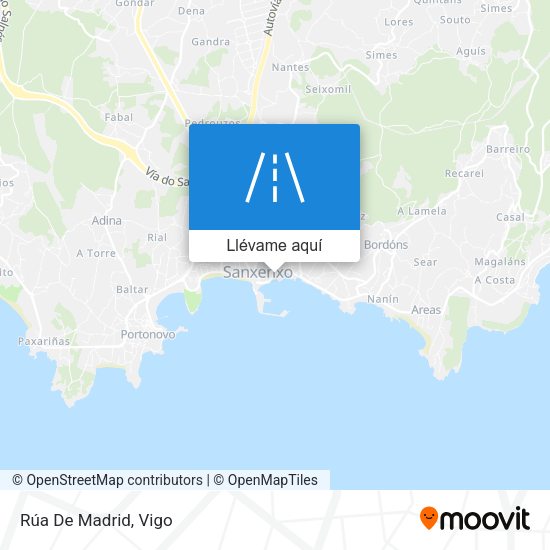 Mapa Rúa De Madrid