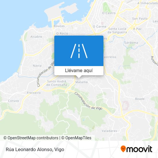Mapa Rúa Leonardo Alonso