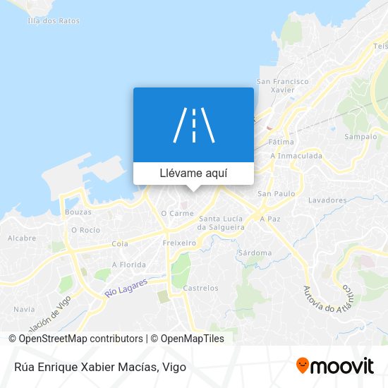 Mapa Rúa Enrique Xabier Macías