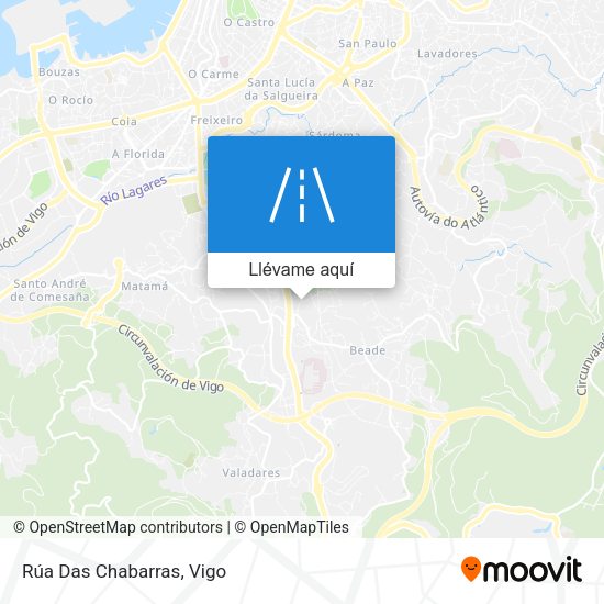 Mapa Rúa Das Chabarras