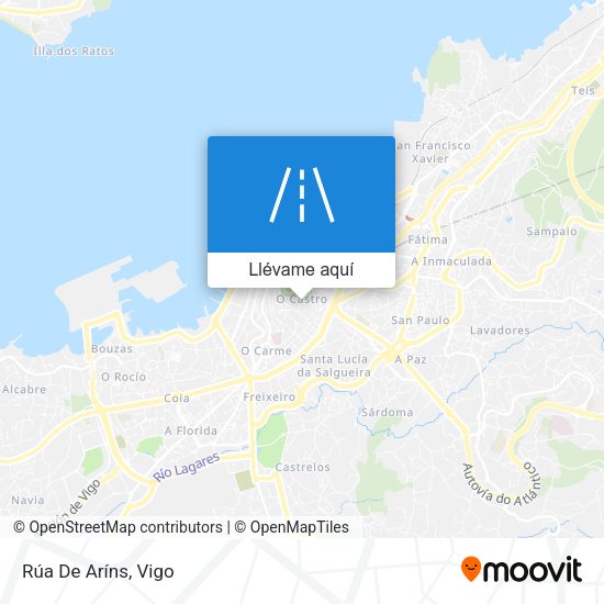 Mapa Rúa De Aríns