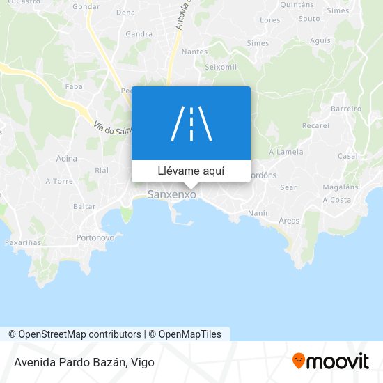 Mapa Avenida Pardo Bazán