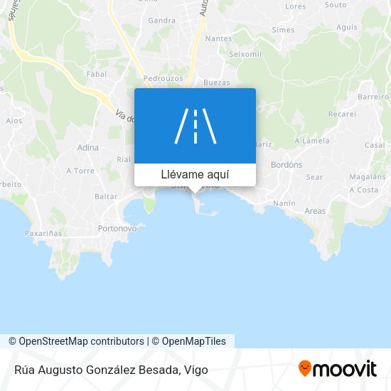Mapa Rúa Augusto González Besada