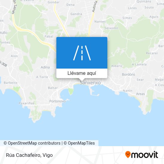 Mapa Rúa Cachafeiro