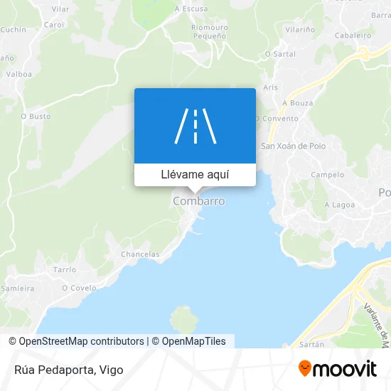 Mapa Rúa Pedaporta