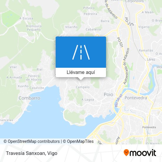 Mapa Travesía Sanxoan