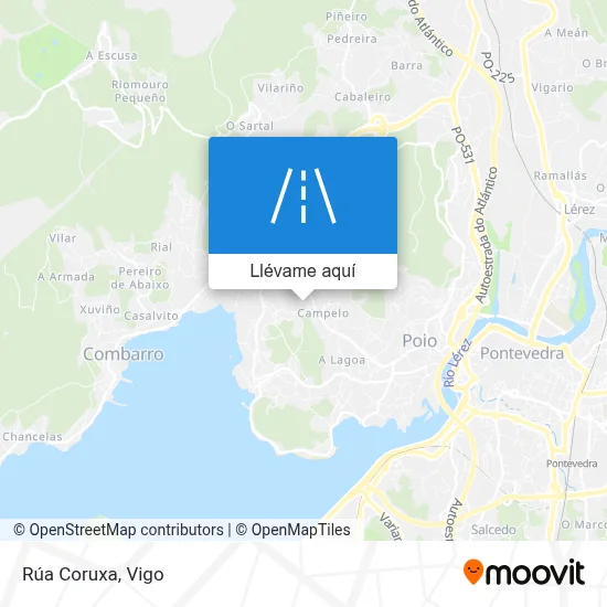 Mapa Rúa Coruxa