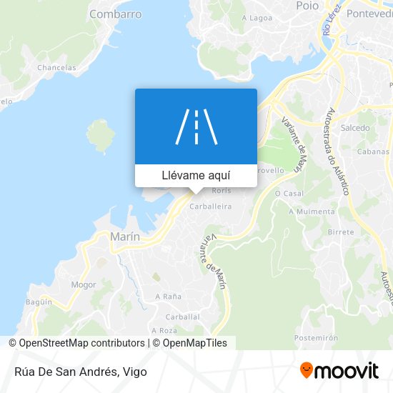 Mapa Rúa De San Andrés
