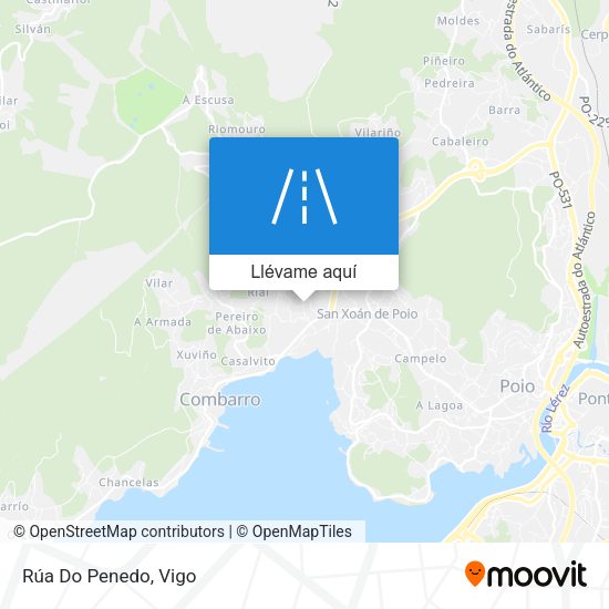 Mapa Rúa Do Penedo