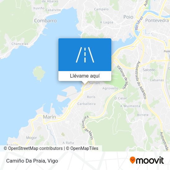 Mapa Camiño Da Praia