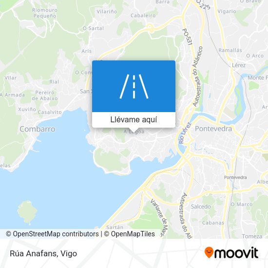 Mapa Rúa Anafans