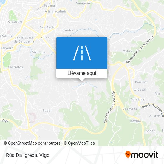 Mapa Rúa Da Igrexa